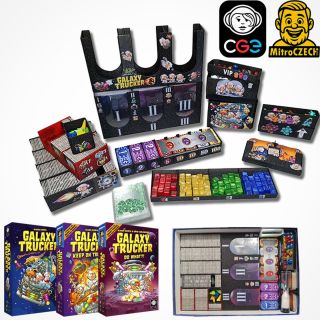 CZ Unikátní 3D tištěný insert s UV potiskem pro Galaxy Trucker promění chaotickou krabici v elegantní kokpit. Promyšlené...