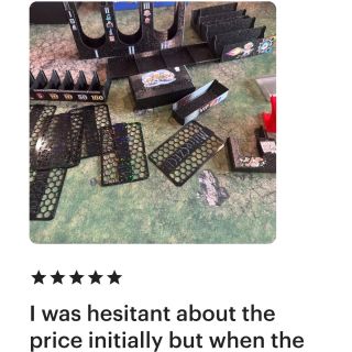 Very nice review for pur new and world only 3D printed insert with UV print for #GalaxyTrucker