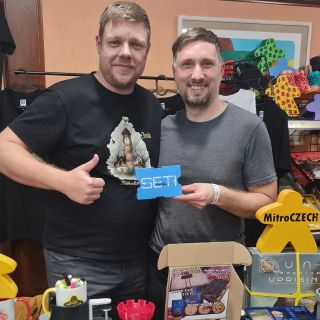 Děkuji Tomášovi za pomoc s přípravami na insert pro #SETI a celkově @czech_games_edition za skvělou hru! ❤️